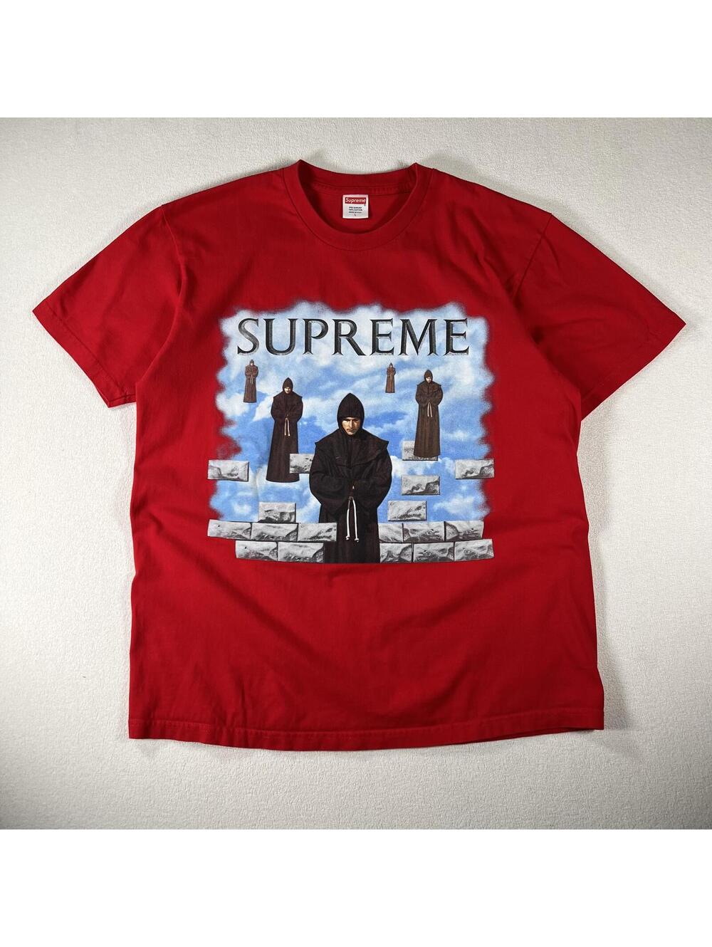 Supreme fw19 red Levitation tee Size L